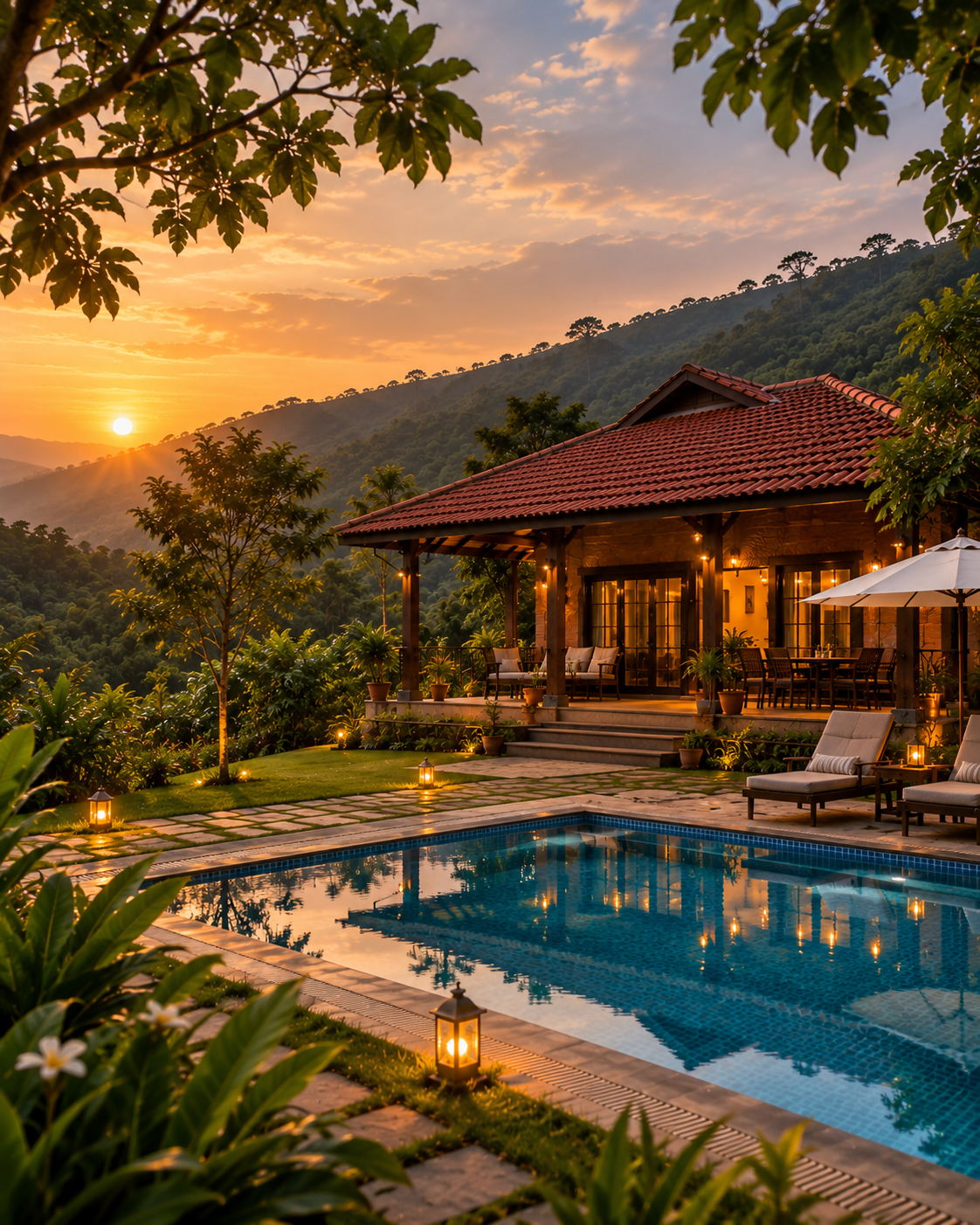 Red Soil Villa image with Villa and nature background